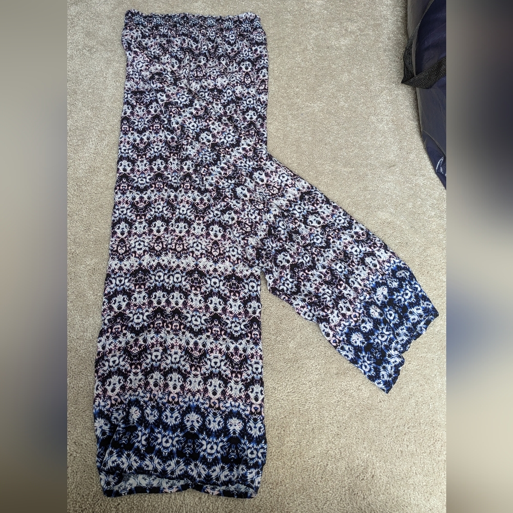 Love Wish Wide Leg Boho Pants Size XL